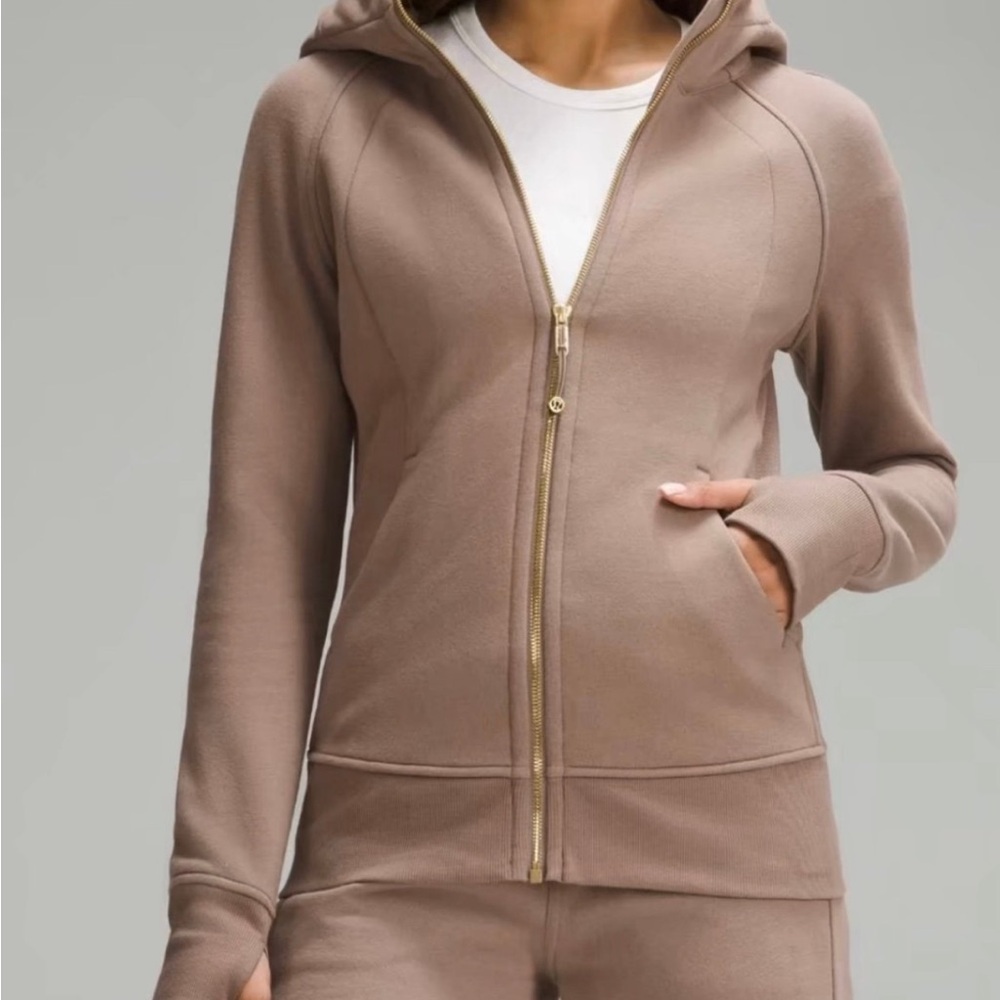 Lulu taupe gold hoodie taupetastic